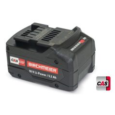 Birchmeier Li-Power akkumulátor (18 V, 5.2 Ah) - CAS