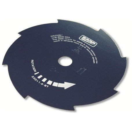 SKS-5 8T trimmer blade (255 mm, 20 mm) - steel