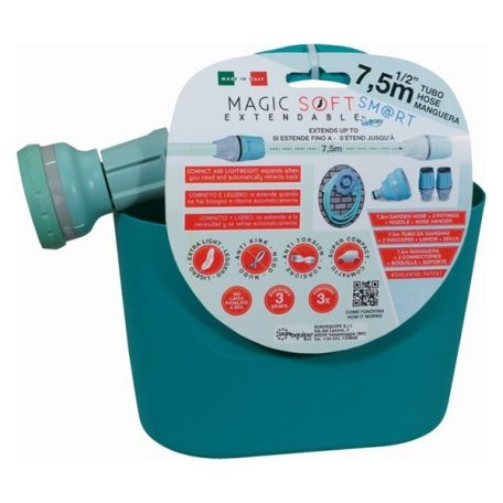 Magic Soft Smart rugalmas kerti tömlő 7,5 méter (1/2")