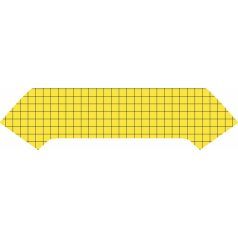 Ragasztós lap (Harmony 40) - egyoldalas, sárga