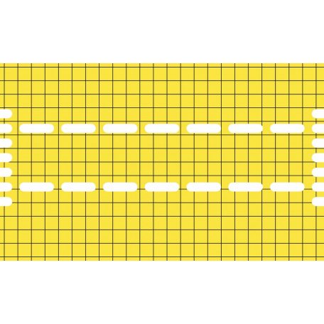 Ragasztós lap (Inoxtrap 80) - egyoldalas, sárga, correx