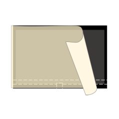 Ragasztós lap (Visu 30) - egyoldalas, fekete